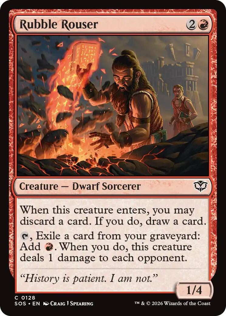 Image for Rubble Rouser (128) (Secrets of Strixhaven) - Magic: The Gathering