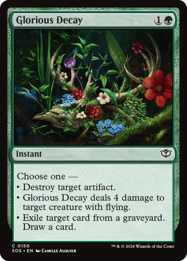 Image for Glorious Decay (150) (Secrets of Strixhaven) - Magic: The Gathering