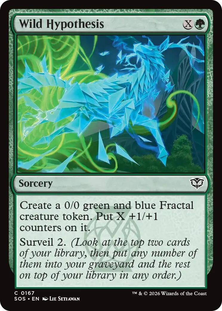 Image for Wild Hypothesis (167) (Secrets of Strixhaven) - Magic: The Gathering