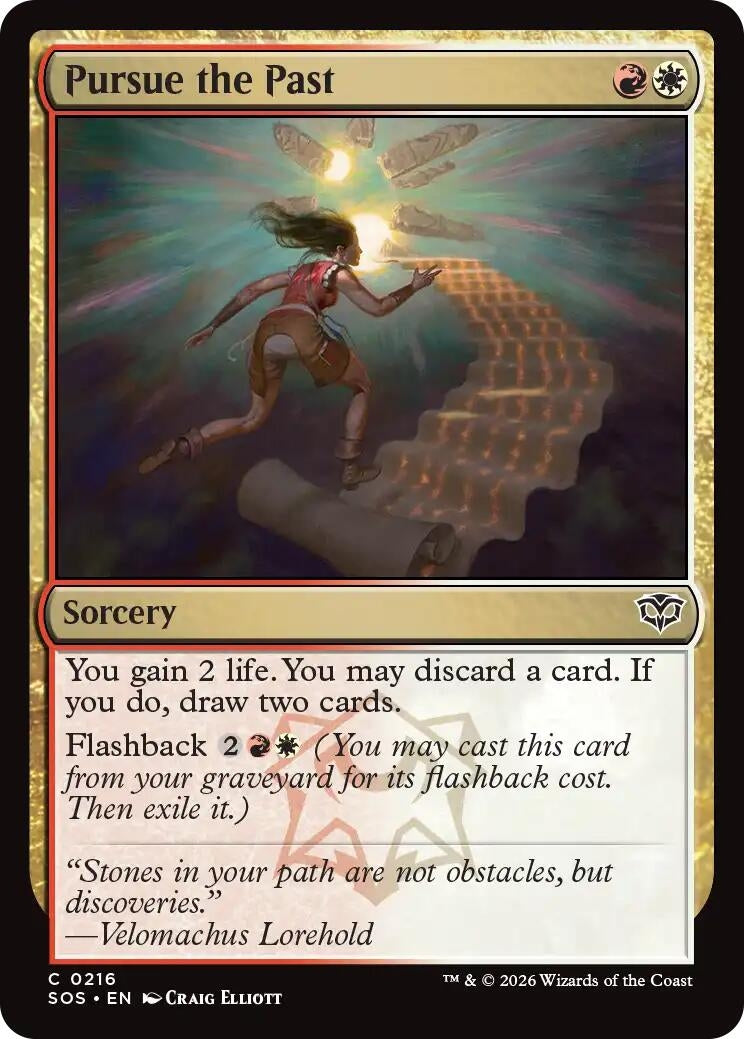 Image for Pursue the Past (216) (Secrets of Strixhaven) - Magic: The Gathering