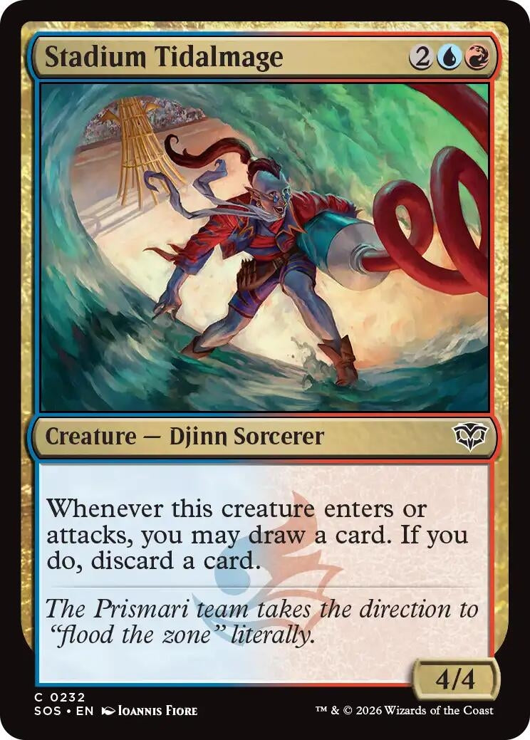 Image for Stadium Tidalmage (232) (Secrets of Strixhaven) - Magic: The Gathering