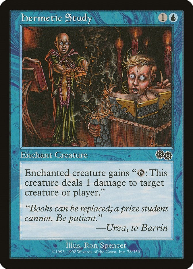 Image for Hermetic Study (78) (Urza's Saga) - Magic: The Gathering