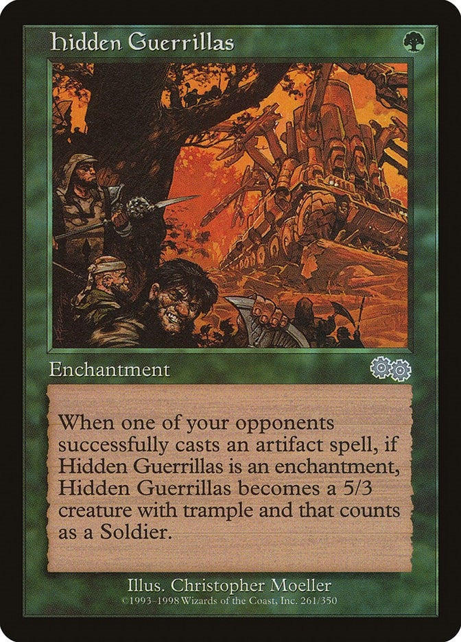 Image for Hidden Guerrillas (261) (Urza's Saga) - Magic: The Gathering
