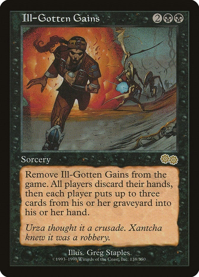 Image for Ill-Gotten Gains (138) (Urza's Saga) - Magic: The Gathering