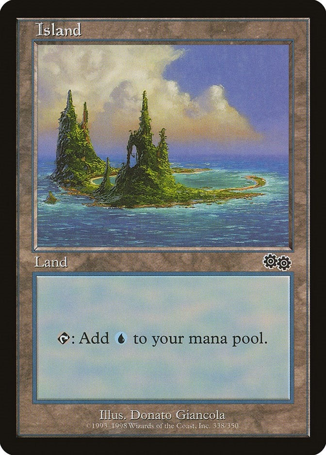Image for Island (338) (338) (Urza's Saga) - Magic: The Gathering