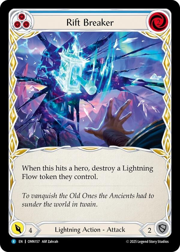Image for Rift Breaker (Blue) (OMN157) (Omens of the Third Age) (OMN) - Flesh and Blood TCG
