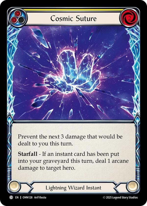 Image for Cosmic Suture (Yellow) (OMN128) (Omens of the Third Age) (OMN) - Flesh and Blood TCG