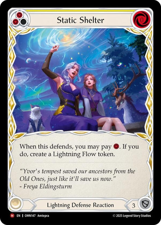 Image for Static Shelter (OMN147) (Omens of the Third Age) (OMN) - Flesh and Blood TCG