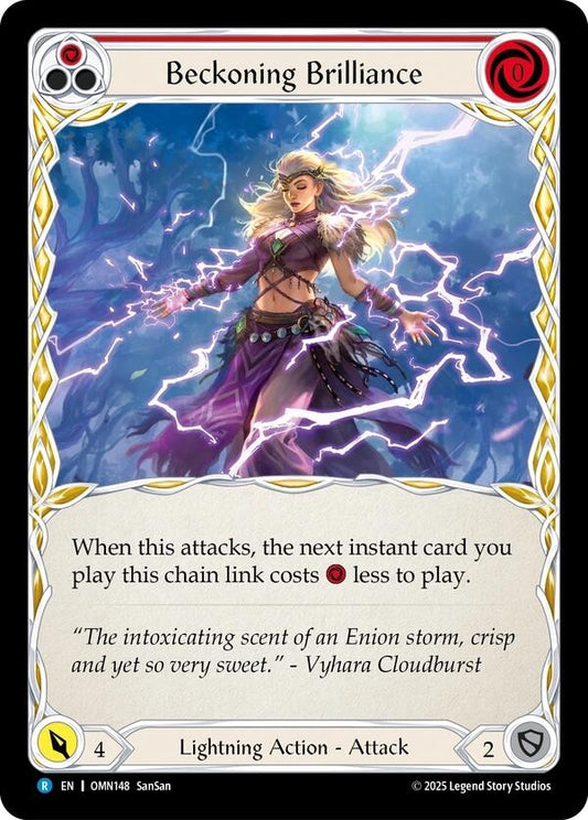 Image for Beckoning Brilliance (OMN148) (Omens of the Third Age) (OMN) - Flesh and Blood TCG