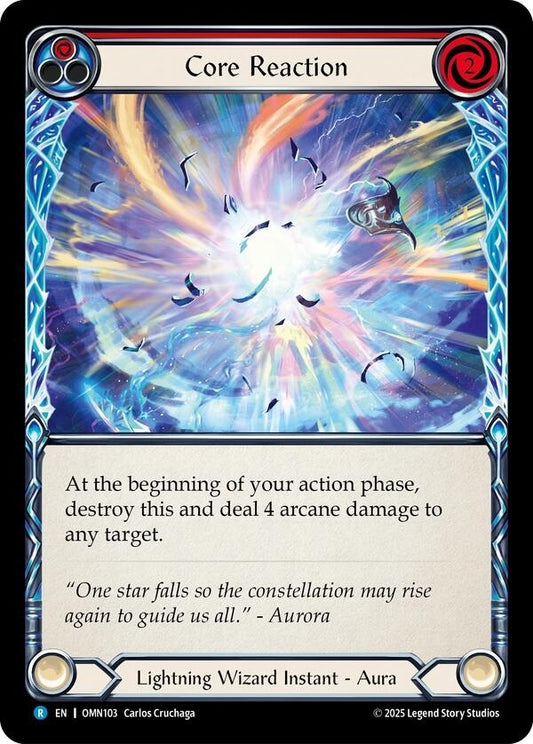 Image for Core Reaction (Red) (OMN103) (Omens of the Third Age) (OMN) - Flesh and Blood TCG