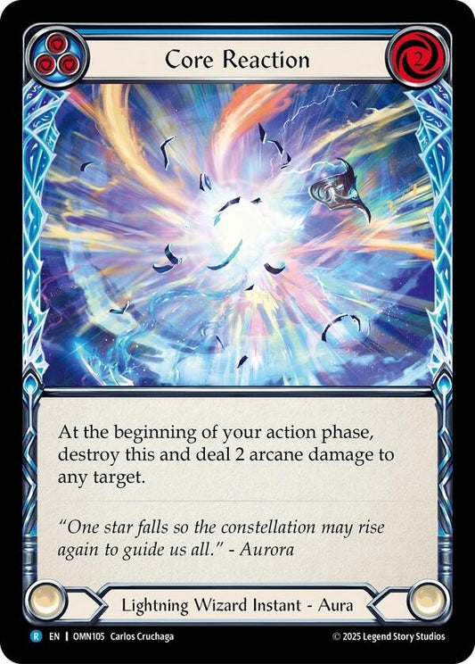 Image for Core Reaction (Blue) (OMN105) (Omens of the Third Age) (OMN) - Flesh and Blood TCG