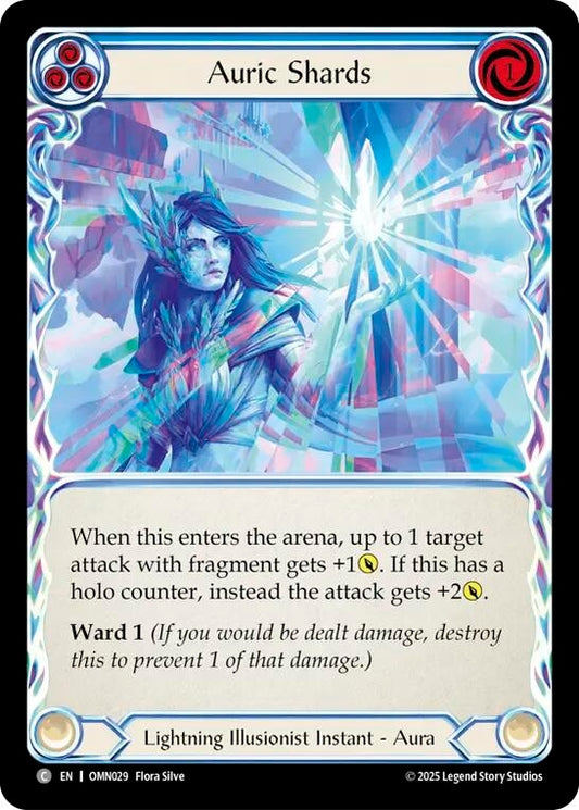 Image for Auric Shards (Blue) (OMN029) (Omens of the Third Age) (OMN) - Flesh and Blood TCG