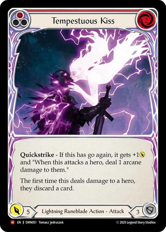 Image for Tempestuous Kiss (OMN051) (Omens of the Third Age) (OMN) - Flesh and Blood TCG