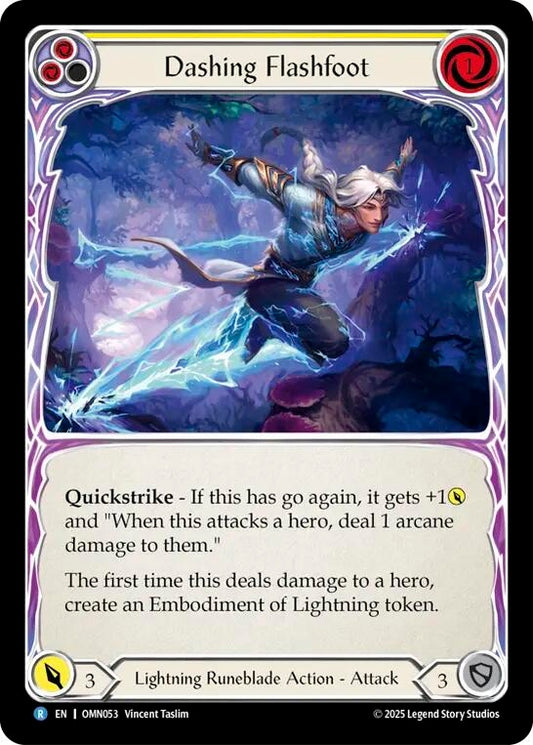 Image for Dashing Flashfoot (OMN053) (Omens of the Third Age) (OMN) - Flesh and Blood TCG