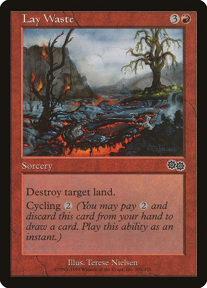 Image for Lay Waste (201) (Urza's Saga) - Magic: The Gathering