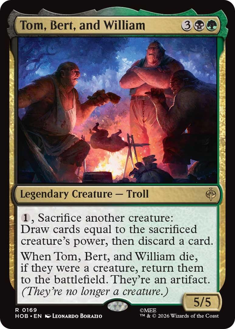 Image for Tom, Bert, and William (169) (The Hobbit) (HOB) - Magic: The Gathering