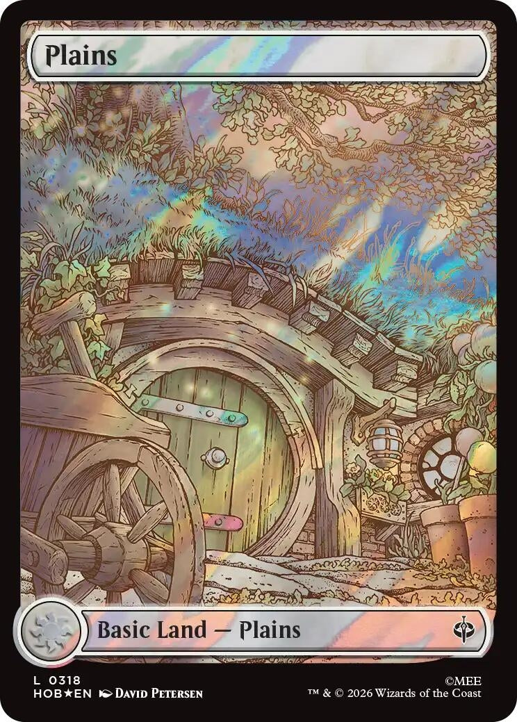 Image for Plains (0318) (Surge Foil) (318) (The Hobbit) (HOB) - Magic: The Gathering