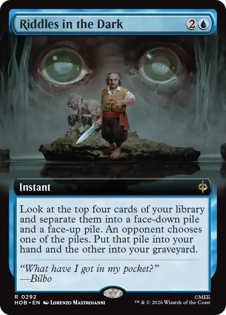 Image for Riddles in the Dark (Extended Art) (292) (The Hobbit) (HOB) - Magic: The Gathering