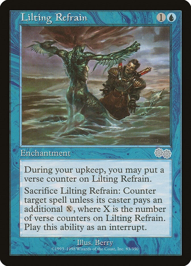 Image for Lilting Refrain (83) (Urza's Saga) - Magic: The Gathering