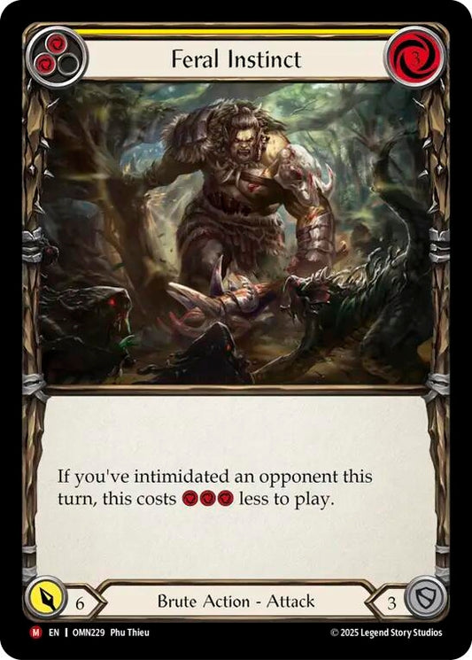 Image for Feral Instinct (OMN229) (Omens of the Third Age) (OMN) - Flesh and Blood TCG