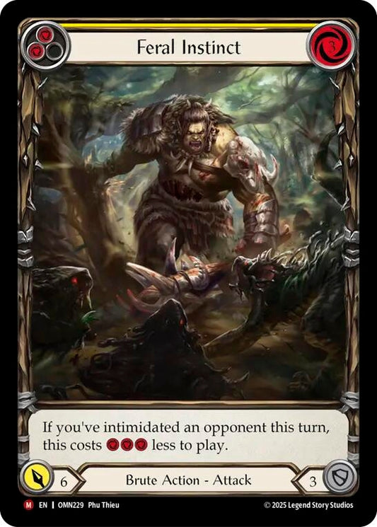 Image for Feral Instinct (Extended Art) (OMN229) (Omens of the Third Age) (OMN) - Flesh and Blood TCG