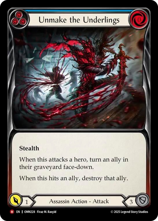 Image for Unmake the Underlings (OMN228) (Omens of the Third Age) (OMN) - Flesh and Blood TCG