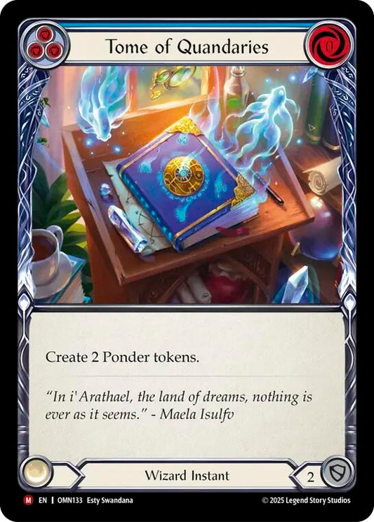Image for Tome of Quandaries (OMN133) (Omens of the Third Age) (OMN) - Flesh and Blood TCG