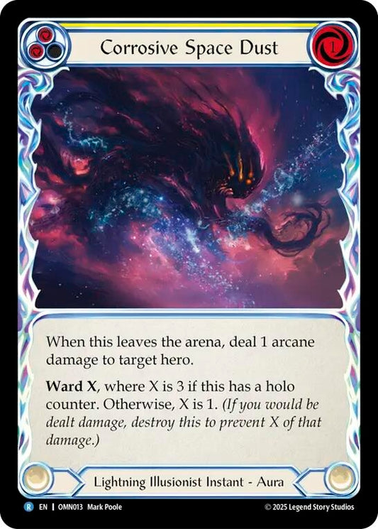 Image for Corrosive Space Dust (Yellow) (OMN013) (Omens of the Third Age) (OMN) - Flesh and Blood TCG