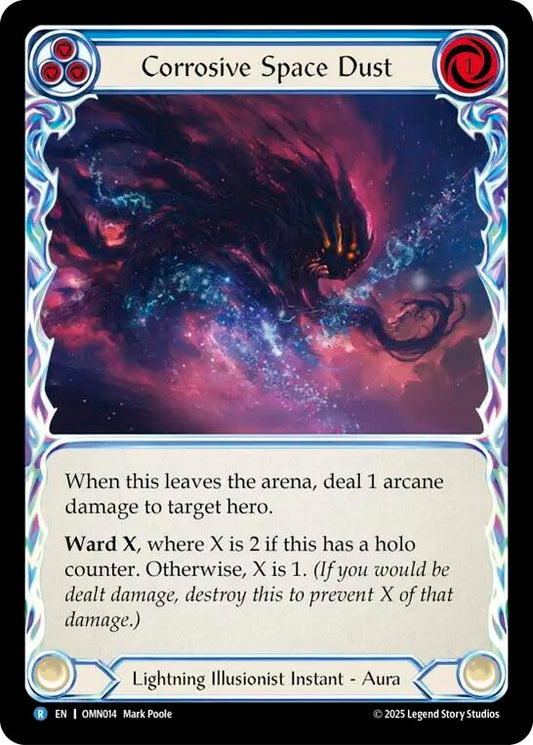 Image for Corrosive Space Dust (Blue) (OMN014) (Omens of the Third Age) (OMN) - Flesh and Blood TCG