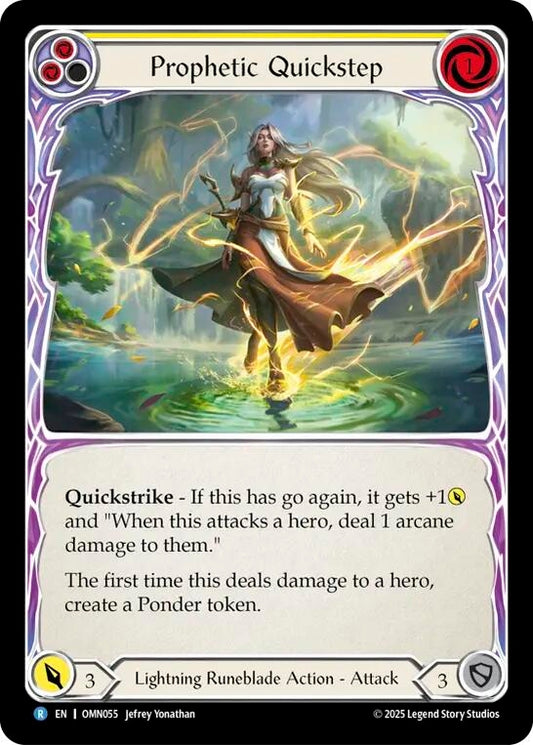Image for Prophetic Quickstep (OMN055) (Omens of the Third Age) (OMN) - Flesh and Blood TCG