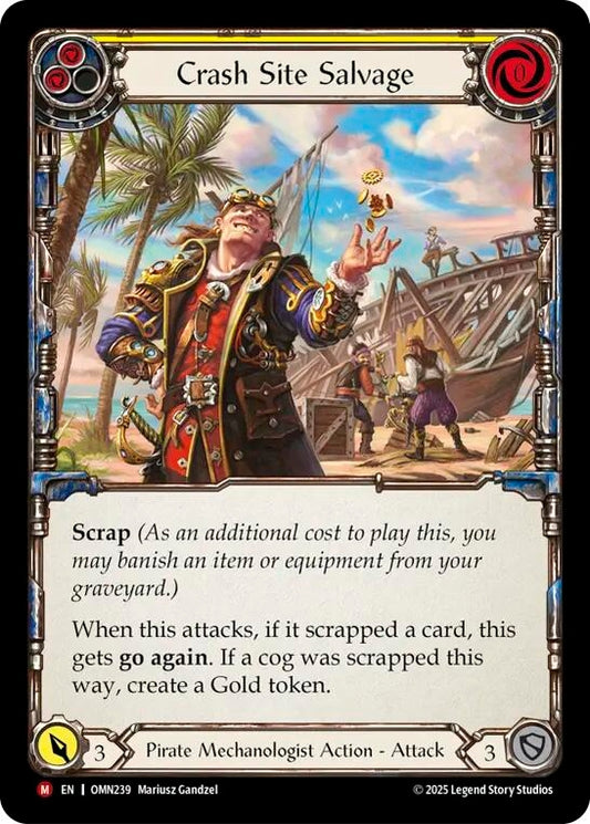 Image for Crash Site Salvage (OMN239) (Omens of the Third Age) (OMN) - Flesh and Blood TCG
