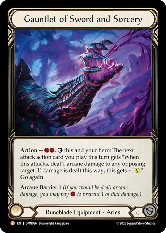 Image for Gauntlet of Sword and Sorcery (OMN086) (Omens of the Third Age) (OMN) - Flesh and Blood TCG