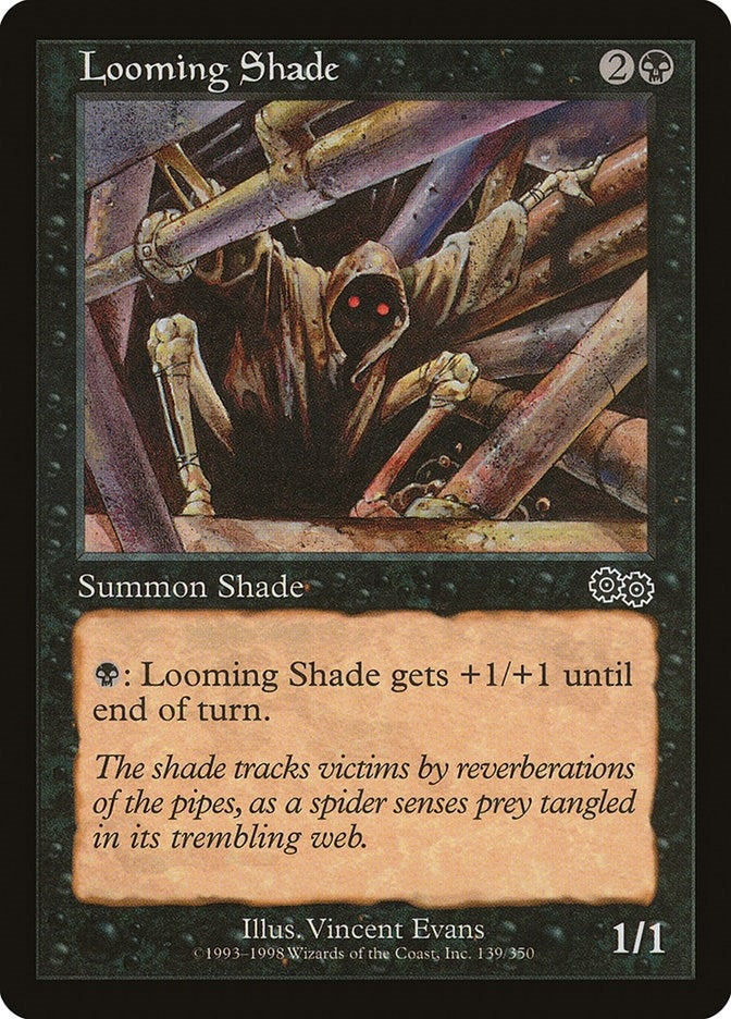Image for Looming Shade (139) (Urza's Saga) - Magic: The Gathering