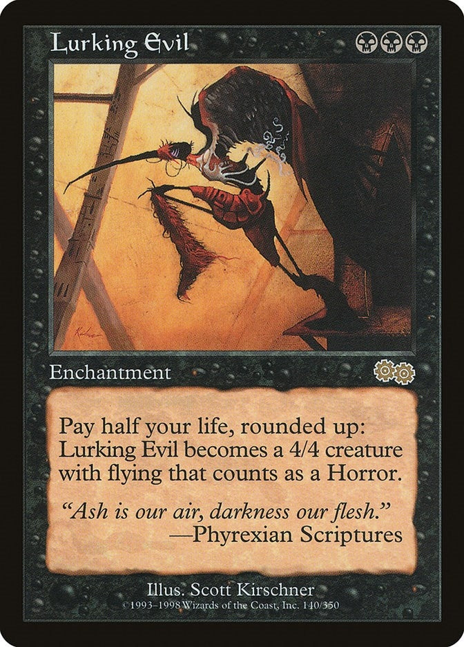 Image for Lurking Evil (140) (Urza's Saga) - Magic: The Gathering