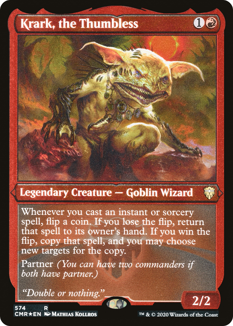 Krark, the Thumbless (CMR-574) - Commander Legends Foil