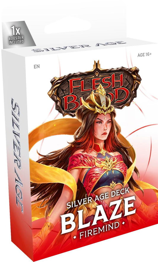 Image for Silver Age Chapter 3 Deck - Blaze Firemind (Wizard) - Flesh and Blood TCG