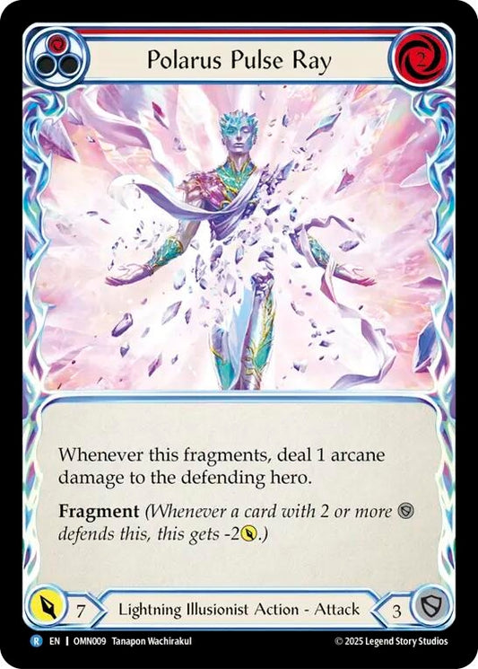 Image for Polarus Pulse Ray (Red) (OMN009) (Omens of the Third Age) (OMN) - Flesh and Blood TCG