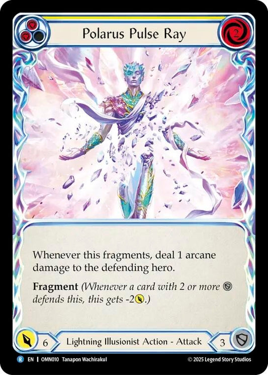 Image for Polarus Pulse Ray (Yellow) (OMN010) (Omens of the Third Age) (OMN) - Flesh and Blood TCG