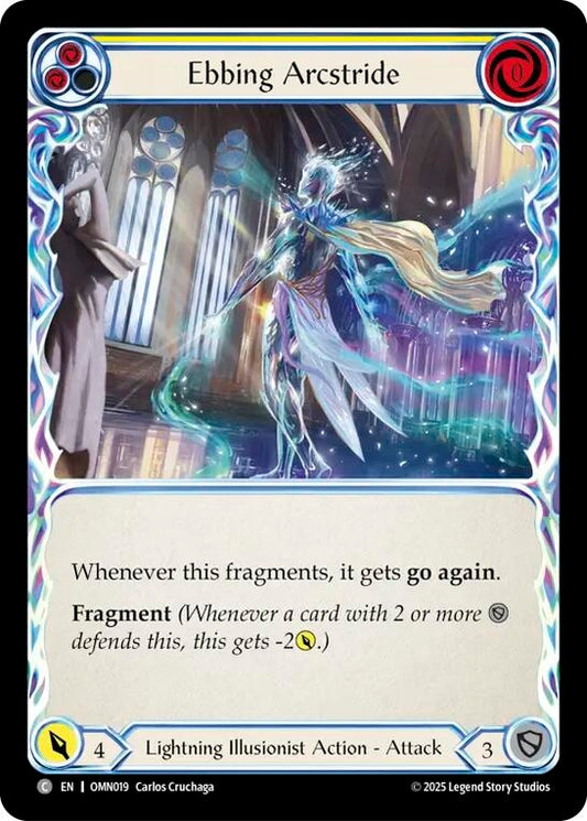 Image for Ebbing Arcstride (Yellow) (OMN019) (Omens of the Third Age) (OMN) - Flesh and Blood TCG