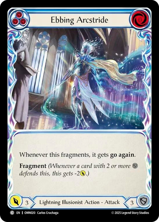 Image for Ebbing Arcstride (Blue) (OMN020) (Omens of the Third Age) (OMN) - Flesh and Blood TCG