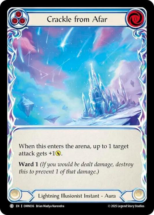 Image for Crackle From Afar (OMN036) (Omens of the Third Age) (OMN) - Flesh and Blood TCG