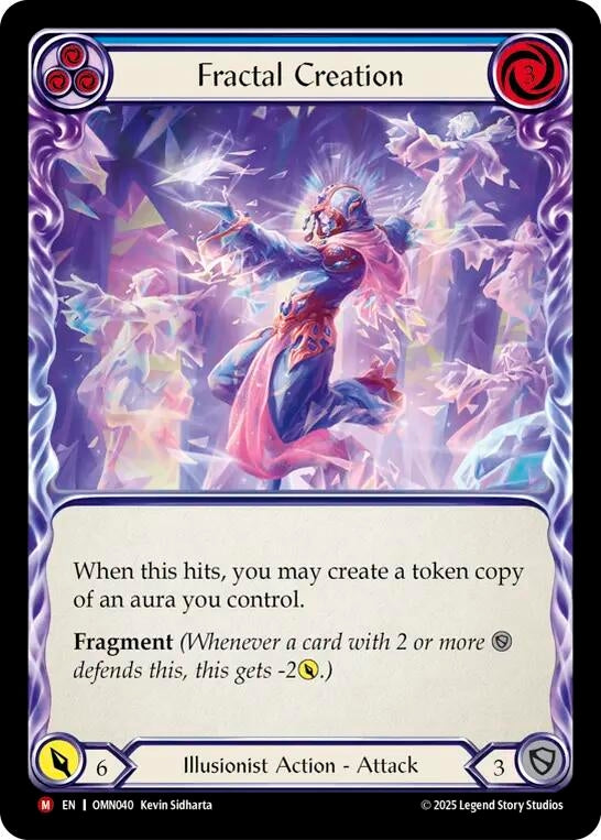 Image for Fractal Creation (OMN040) (Omens of the Third Age) (OMN) - Flesh and Blood TCG