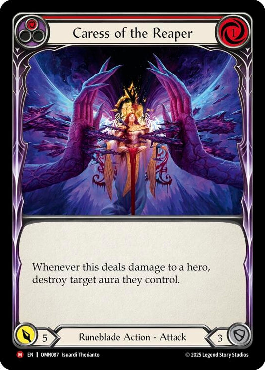 Image for Caress of the Reaper (OMN087) (Omens of the Third Age) (OMN) - Flesh and Blood TCG