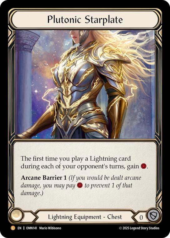 Image for Plutonic Starplate (OMN141) (Omens of the Third Age) (OMN) - Flesh and Blood TCG