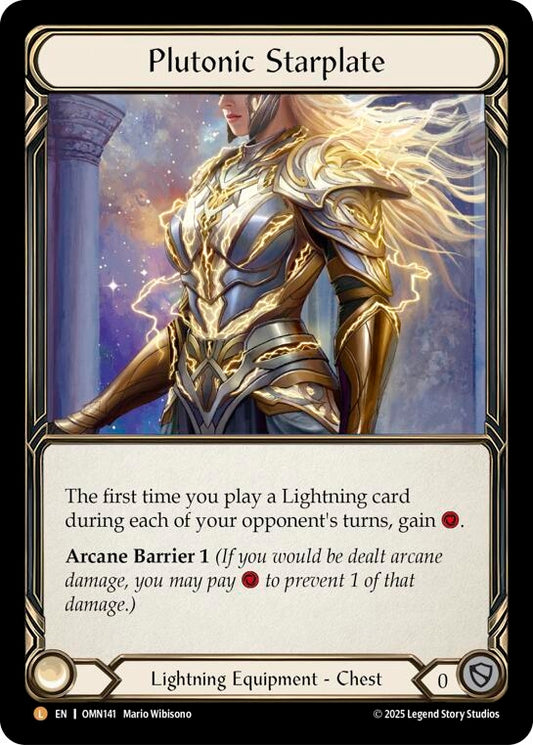 Image for Plutonic Starplate (OMN141) (Omens of the Third Age) (OMN) - Flesh and Blood TCG
