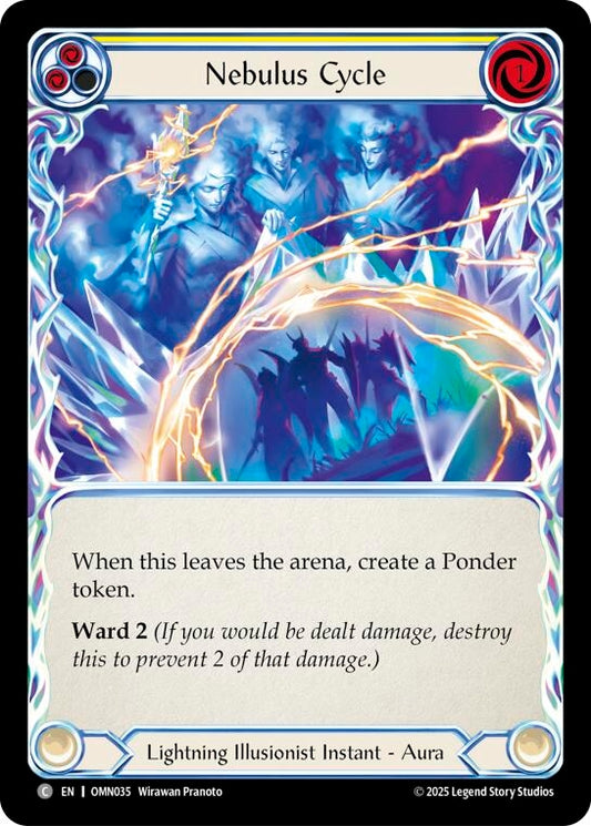 Image for Nebulus Cycle (Yellow) (OMN035) (Omens of the Third Age) (OMN) - Flesh and Blood TCG