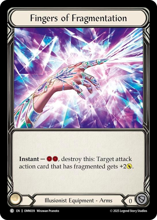 Image for Fingers Of Fragmentation (OMN039) (Omens of the Third Age) (OMN) - Flesh and Blood TCG