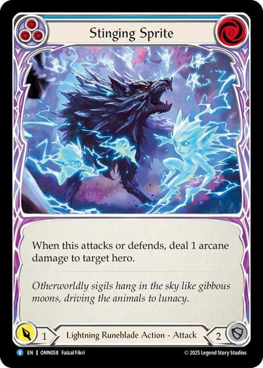 Image for Stinging Sprite (Blue) (OMN058) (Omens of the Third Age) (OMN) - Flesh and Blood TCG