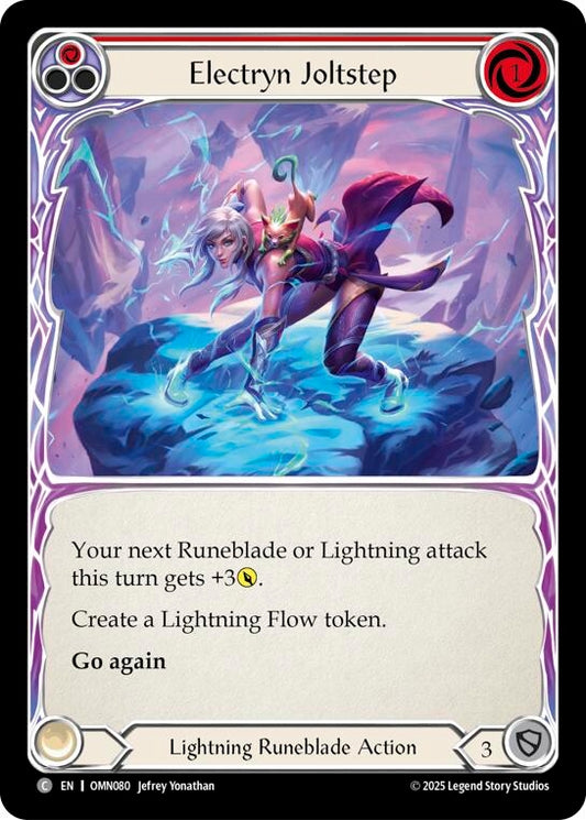 Image for Electryn Joltstep (Red) (OMN080) (Omens of the Third Age) (OMN) - Flesh and Blood TCG