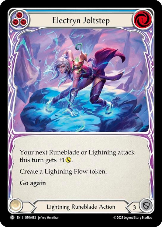 Image for Electryn Joltstep (Blue) (OMN082) (Omens of the Third Age) (OMN) - Flesh and Blood TCG